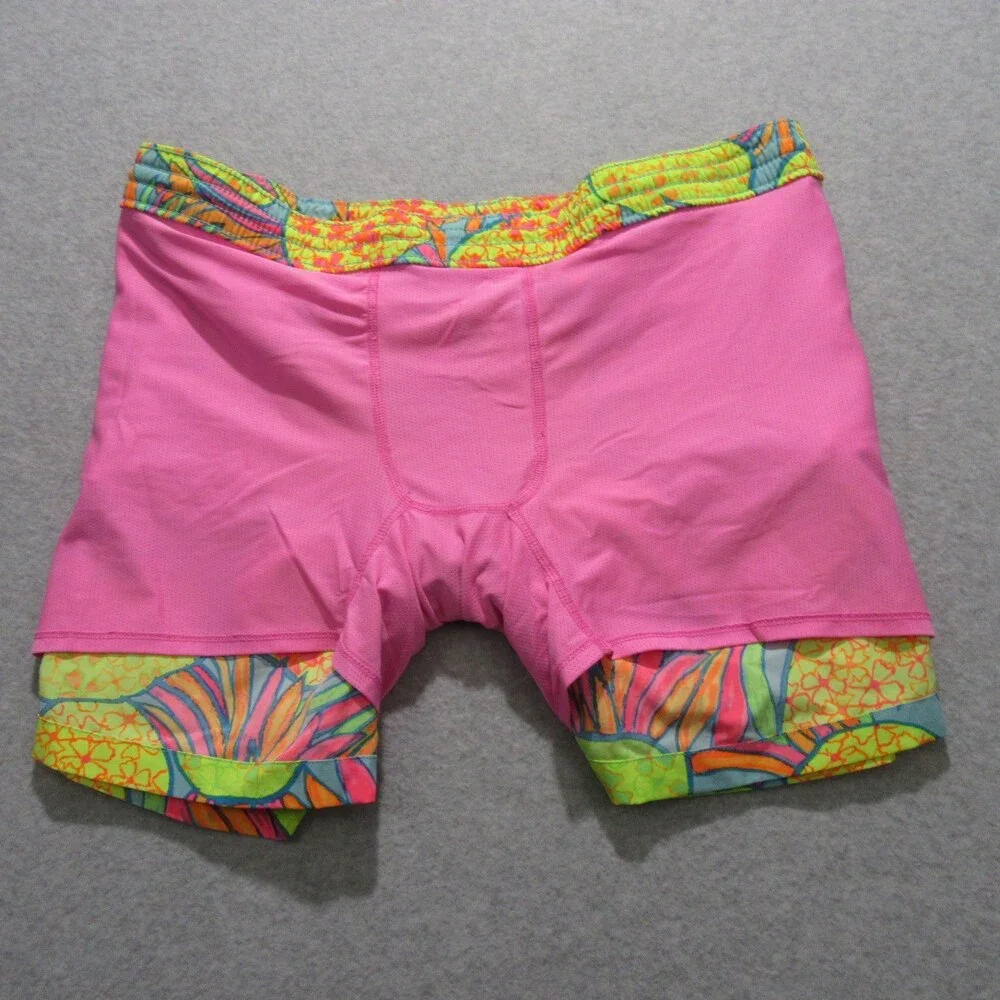 Chubbies Mens Swim Trunks‎ L x 6 Multicolored Floral Stretch Unknown Drawstring